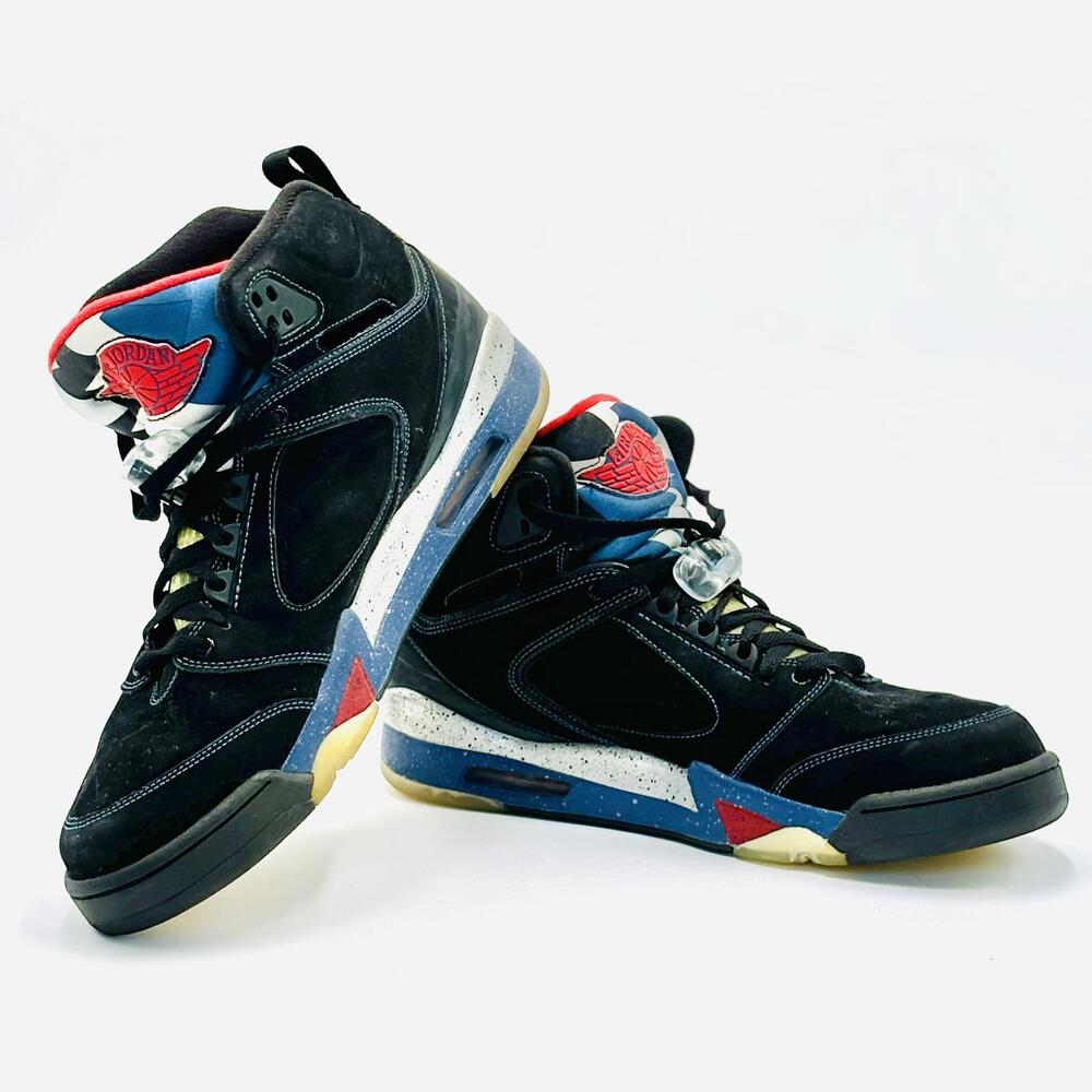 Jordan Sixty Plus Black Varsity Red French Blue